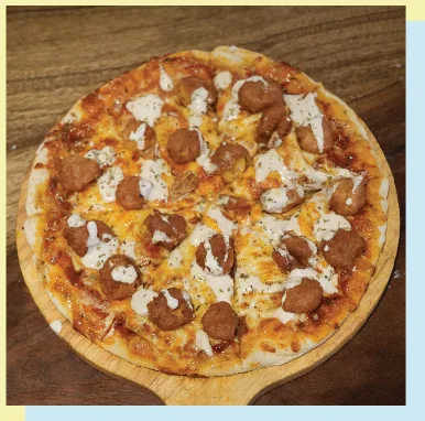 PappaRoti Seafood Pizza