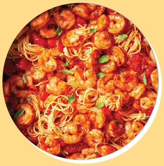 Red Pasta Shrimp