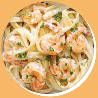 Shrimp Fettuccine Pasta